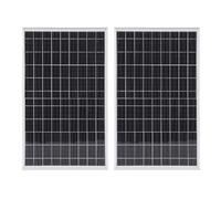 HUSHUI Kit de Charge Rapide de Chargeur de Panneau Solaire 20W, 2 Pièces, avec Contrôleur 100A, pour Camping, Randonnée, Activités de Plein Air