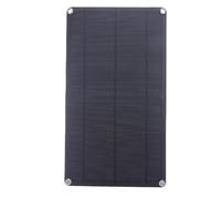 HUSHUI Kit de Panneaux Solaires 10W, Chargeur Solaire Monocristallin avec Circuits Intelligents pour Camping Randonnée Batterie de Banque d'alimentation de Téléphone