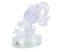 HUSHUI Kit de Puzzle en Cristal Constellations du Verseau, Puzzle 3D Engageant pour Le Développement du Cerveau, Fonction de Lumière LED Colorée, Plastique GPPS Sûr, 7 Pièces (Verseau)