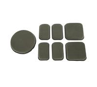 HUSHUI Kit de Rembourrage de Casque, 7 Pièces de Doublure de Protection en Mousse EVA avec 24 Autocollants à Crochets et Boucles, pour Casques de Moto MT ACH Mich IBH AF PASGT (Vert OD)