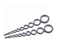 HUSHUI Kit de réparation de Guides de Canne à pêche,24 pièces Kit de réparation de Canne à pêche Kit de réparation d'embout de Tige Anneau de Guidage en céramique 12 Tailles Kit