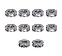 HUSHUI Kit Métallique Miniature de Roulements à Billes de Butée de Haute Précision, 10 Pièces, pour Applications de Charge Axiale (51101)