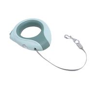 HUSHUI Laisse Rétractable pour Chien, Lumière LED Colorée, Réglage Automatique élégant pour Petits et Moyens Chiens, Conception Robuste (Verte)