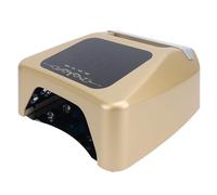 HUSHUI Lampe à Ongles LED, 36 Perles de Lampe Dorées, Capteur Intelligent, Sèche-ongles à Séchage Rapide avec Détection Intelligente Infrarouge et éclairage à 180 Degrés sans Angle Mort, (Prise UE)