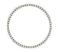 HUSHUI Lampe Annulaire LED RVB avec Puce SK6812 Adressable Individuellement 60 Bits pour Projets de Bricolage, Design Multicolore, 4 Unités