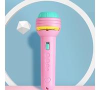 HUSHUI Lampe de Poche Projecteur pour Enfants, Jouet éducatif pour Un Plaisir sans Fin dans l'obscurité, 3 Motifs d'animaux, Matériau ABS, Cadeau d'anniversaire Parfait (Modèle Rose avec 48 Motifs