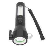 HUSHUI Lampe de Poche Rechargeable, Torche LED Portable avec Lumière Latérale COB, pour Utilisation Intérieure et Extérieure, Camping, Pêche de Nuit, Urgence