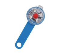 HUSHUI Lampe LED Suspendue pour Collier de Chien, Rechargeable par USB IPX7, avec 3 Modes D'éclairage, pour la sécurité des Animaux Domestiques, Sac de Vélo, Marche Nocturne (Bleue)