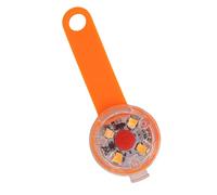 HUSHUI Lampe LED Suspendue pour Collier de Chien, Rechargeable par USB IPX7, avec 3 Modes D'éclairage, pour la sécurité des Animaux Domestiques, Sac de Vélo, Marche Nocturne (Orange)