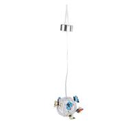 HUSHUI Lanterne Solaire Colorée Suspendue D'extérieur, étanche, pour Jardin, Patio, Utilisation Décorative, 1 Pièce