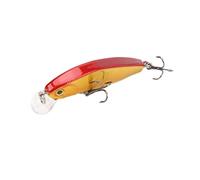 HUSHUI Leurres de Pêche Appâts Mini Appâts de Plongée Profonde pour Eau Douce avec Yeux 3D 5 Cm ABS Durable (4#Couleur)
