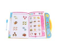 HUSHUI Livre électronique d'apprentissage des Langues pour L'éducation Préscolaire, Jouet Interactif avec Fonctionnalités Bilingues pour Enfants, Expérience Multimédia Engageante, Matière Plastique