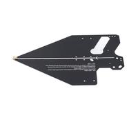 HUSHUI Log Antenne Périodique Haute Précision sans Fil 0,1 à 12 GHz Direction Passive de Recherche D'antenne