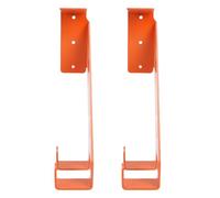 HUSHUI Lot de 2 Cintres pour Tronçonneuse, Support Mural en Acier Inoxydable avec Trous Supplémentaires pour Outils, Organisateur de Rangement de Garage Robuste pour Tronçonneuse,