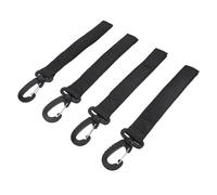 HUSHUI Lot de 4 Sangles de Fixation Universelles pour Pagaie de Kayak, avec Boucles pour Pagaie de Bateau Gonflable Rigide