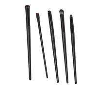 HUSHUI Lot de 5 Pinceaux de Maquillage pour Eye-liner, Kit de Pinceaux Cosmétiques Professionnels à Angle Doux avec Poignée Ergonomique Lissante, pour Application de Maquillage à