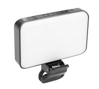 HUSHUI Lumière de Remplissage du Téléphone, 60 Perles à LED avec Une luminosité de 10 Niveaux 3000 6500k Température de Couleur, 360 ° Rotation de 90 ° Inclinaison, Batterie de