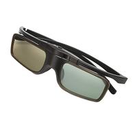 HUSHUI Lunettes 3D, Lunettes à Obturateur Actif 3D DLP Link Rechargeables avec Transmission Lumineuse élevée 36, Batterie Longue Durée 35 Heures, pour Projecteurs 96-144 Hz (WX60)