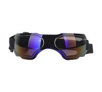 HUSHUI Lunettes de Soleil pour Chien, élégantes, Protection UV, pour Chiens de Taille Moyenne et Grande, Marche en Plein Air, Confort, Ajustement, Paquet de 1 (Bleue)