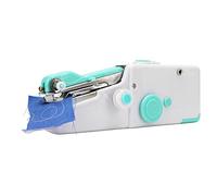 HUSHUI Machine à Coudre Portative électrique Compacte pour des Projets de Bricolage Faciles, Utilisation en Voyage, Plastique Bleu 8,1x1,3x2,6 Pouces