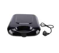 HUSHUI Machine à Sandwichs, Chauffage Rapide Antiadhésif avec Voyant Lumineux et Poignée Cool Touch, pour Petit-déjeuner, Fromage grillé, Pain Perdu et Omelettes (Prise UE)