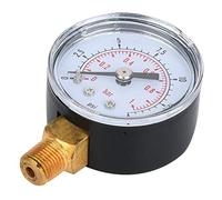 HUSHUI Manomètre Mécanique 1/8 Pouces BSPT, Connexion Inférieure, Durable pour une Mesure Précise de L'air et de L'eau (0-15psi,0-1bar)