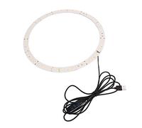 HUSHUI Mèche de Lumière LED Circulaire de 29 Cm, luminosité Réglable, Panneau D'ampoule LED de Chargement USB avec 10 Vitesses, Température de Couleur de 3 200 K à 5 600 K, pour