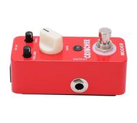 HUSHUI Micro Pédale de Distorsion à Gain élevé, Effets Compacts et Robustes pour les Joueurs de Guitare électrique, Finition en Métal Rouge