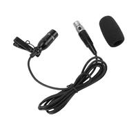 HUSHUI Microphone Lavalier à Condensateur Unidirectionnel avec Câble XLR à 3 Broches pour Performances Vocales, Enregistrement en Studio, Scène D'église