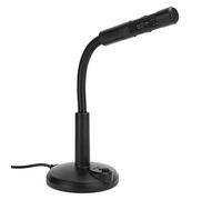 HUSHUI Microphone USB Réglable pour la Diffusion en Direct et Le Podcasting, Prise Omnidirectionnelle pour PC et Ordinateur Portable, Conception Flexible à 360 Degrés (M-309)