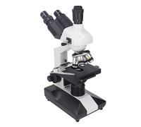 HUSHUI Microscope Trinoculaire 40X à 5000X Microscope Biologique Professionnel pour Les étudiants en Recherche en Laboratoire