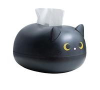 HUSHUI Mignon Porte-boîte à mouchoirs, Dessin animé Chat boîte à mouchoirs Bureau Papier Serviette boîte de Rangement Papier conteneur décoration de la Maison