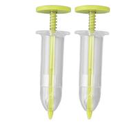 HUSHUI Mini Distributeur de Graines de Semis, Semeur, Petit épandeur de Graines, Planteur de Portatif Réglable, Outil de Jardinage, 2 Pièces (Jaune)