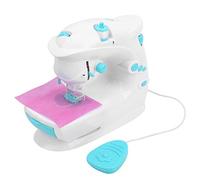 HUSHUI Mini Machine à Coudre électrique pour Enfants, Conception de Jouet Compacte, Améliore la créativité et la Coordination des Filles, Fabriquée en Matériau ABS Sûr (machine à coudre électrique