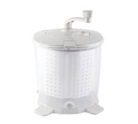 HUSHUI Mini Machine à Laver Manuelle Portable pour le Linge et les Sous-vêtements à la Maison ou au Dortoir Gris 40x33cm