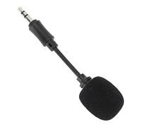 HUSHUI Mini Microphone de Téléphone, Micro D'enregistrement à Branchement Direct avec éponge Coupe-Vent et Puce de Réduction du Bruit, Réglable à 360° pour la Diffusion en Direct