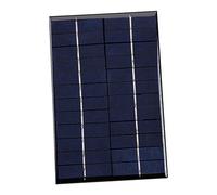 HUSHUI Mini Panneau Solaire Portable 4.2W, Chargeur de Batterie à Haute efficacité pour Systèmes D'éclairage Solaire, Polysilicium 12V