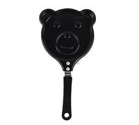 HUSHUI Mini Poêle à œufs Antiadhésive au Design Durable pour Petits Déjeuners Rapides, Parfaite pour les Enfants et les étudiants, Fer Inoxydable, 1 unité (Ourse)