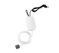 HUSHUI Mini Pompe à Oxygène Silencieuse pour Aquarium, Alimentée par USB, Pompe à Air Portable pour Aquarium, Pêche en Plein Air, 1 X ABS (Trou Unique)