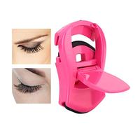 HUSHUI Mini Recourbe-cils 3 Couleurs, Outil de Maquillage Portable Réglable pour un Usage Quotidien, Matériau ABS, Recourbe-cils Léger (diamant rose rouge)