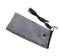 HUSHUI Mitaines Chauffantes électriques, Chauffe-mains alimenté par USB avec Chauffage en Fibre de Carbone pour L'hiver, 3 Réglages de Température, Lavables en Machine, 45 ℃ à 60 ℃ (Gris)