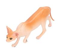 HUSHUI Modèle de Chat sans Poils, Figurines de Simulation Vives pour Enfants, Décoration de la Maison, 14.5x5.5cm (PL127 1834)