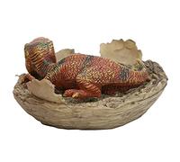 HUSHUI Modèle de Figurine de Dinosaure, Conception Hautement Simulée pour Un Jeu Imaginatif pour Les Enfants de Plus de 3 Ans, Matière Plastique Sûre (Nid de Petits tyrannosaures Rex)