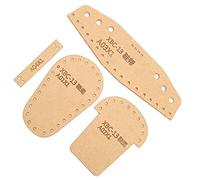 HUSHUI Modèle en Acrylique, Pochoir Transparent pour Pendentif Porte-clés avec Film Protecteur en Papier Kraft pour le Matelassage Artisanal Décoratif et les Accessoires Faits à la