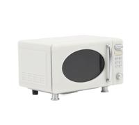 HUSHUI Modèle Miniature de Micro-Ondes pour Maison de Poupée, Décoration de Cuisine Haute Simulation avec Conception Détaillée, pour Accessoires de Maison de Poupée et Petite Scène de (Blanche)