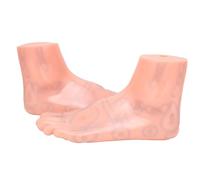 HUSHUI Modèle Point D'acupuncture du Pied, Tableau Réflexologie en PVC Transparent à Grandes Polices pour Points D'acupuncture, avec Marquages détaillés pour les Hôpitaux, Cliniques,
