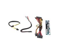 HUSHUI Module d'alimentation 300 W pour Boîtier Mini-ITX et 1U avec Câble 24 Broches et AUX, Performances Professionnelles et Protection Complète pour Une Utilisation sur Ordinateur