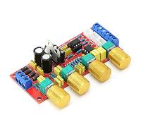 HUSHUI Module de Préamplificateur Audio à Faible Bruit et Performances Efficaces pour Audiophiles, AC 12 V, Taille Compacte, PCB Rouge Durable