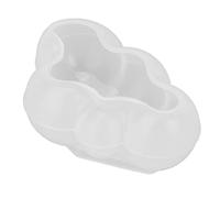 HUSHUI Moule en Silicone en Forme de Nuage 3D, Outil Mignon de Fabrication de Bougies et de Savon pour L'artisanat de Bricolage, Durable et Réutilisable, 1 unité