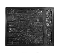 HUSHUI Moule Mural en Plastique ABS Durable de 67cm, Moules à Béton pour la Décoration de Jardin, Décoration de Maison écologique